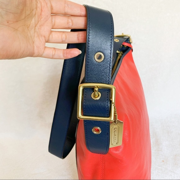 NWT Coach Color Block Bleecker Leather Bucket Bag​ - Picture 4 of 7